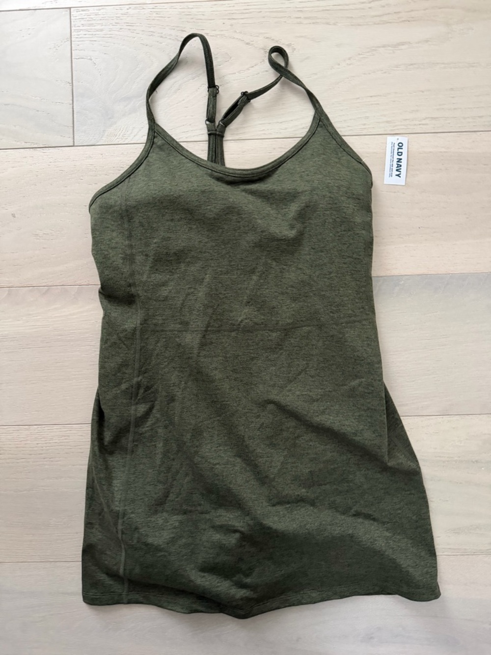 Old Navy Olive Green Workout dress with built in shorts